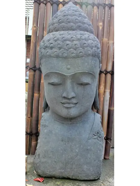 Product image 1 of the product “Buddha Bust, in the sizes 50cm to 150cm, antique finish ”